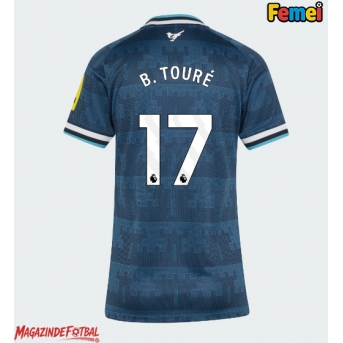 Newcastle United Bazoumana Toure #17 Tricou Fotbal Replică 2026-27 Femei Deplasare